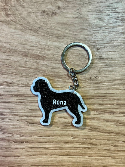 Lagotto Romagnolo s imenom - personalizirani privjesak