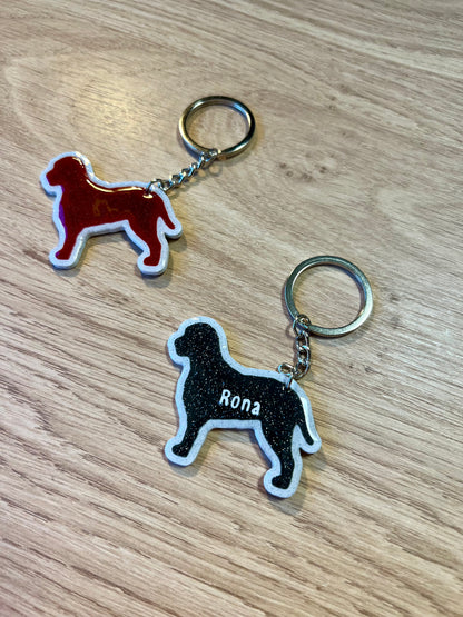 Lagotto Romagnolo s imenom - personalizirani privjesak