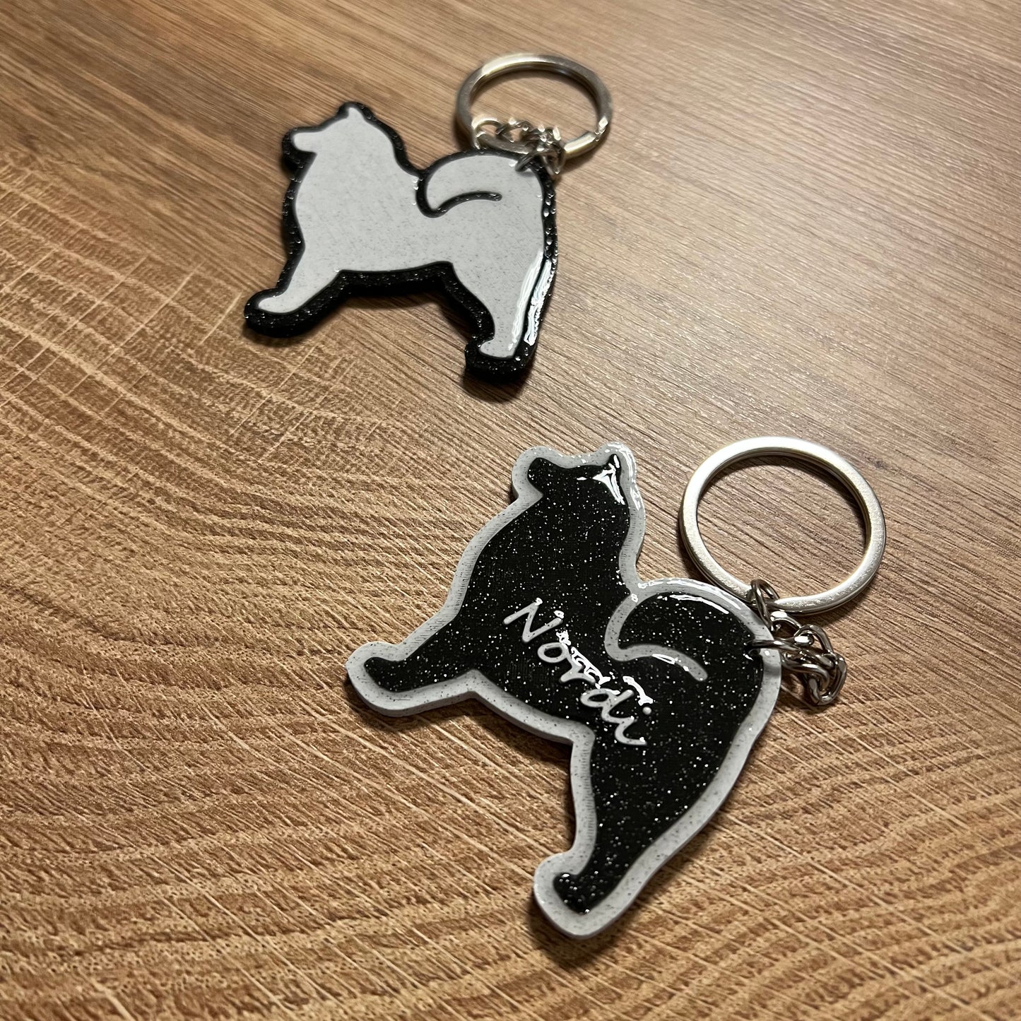 Samojed s imenom - personalizirani privjesak