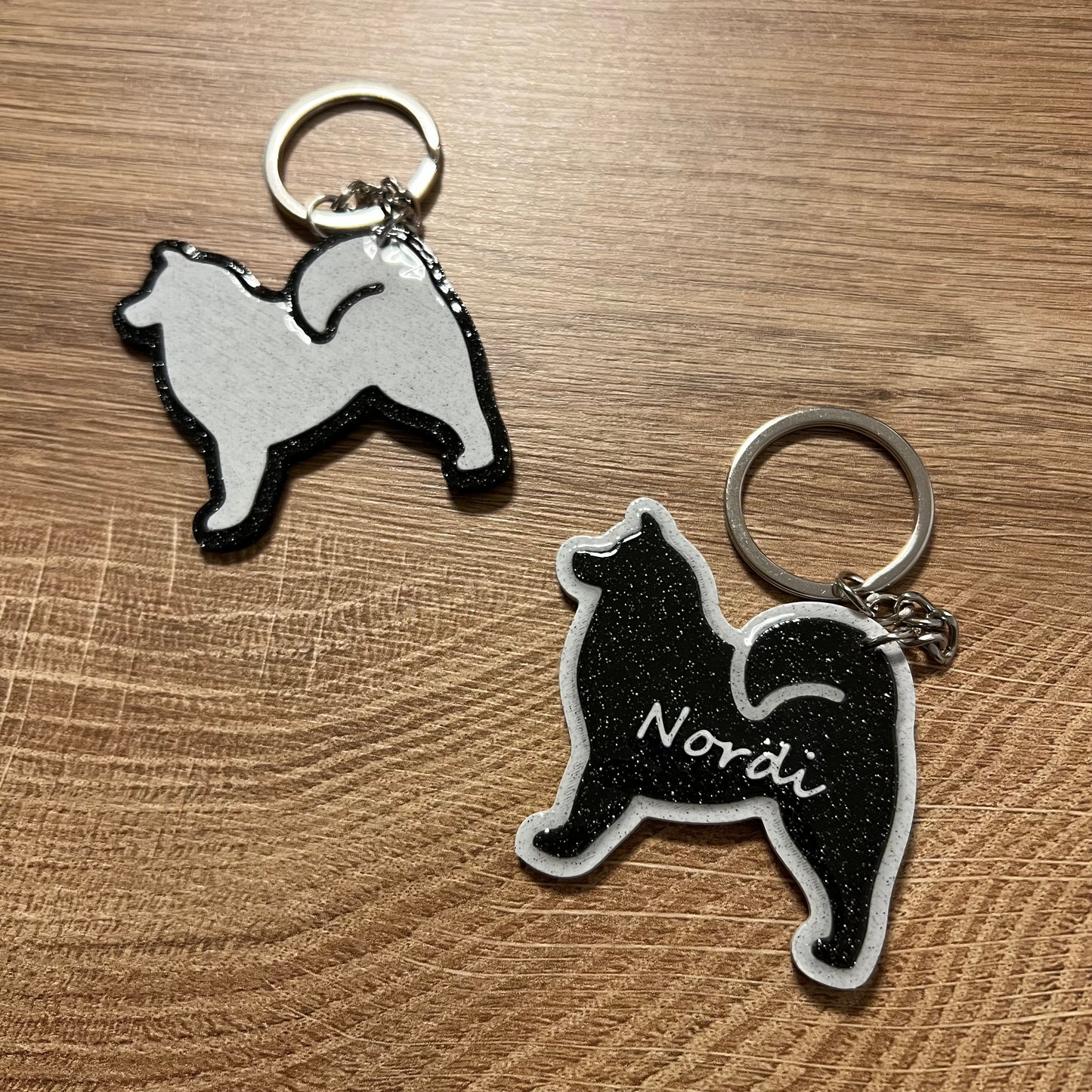 Samojed s imenom - personalizirani privjesak