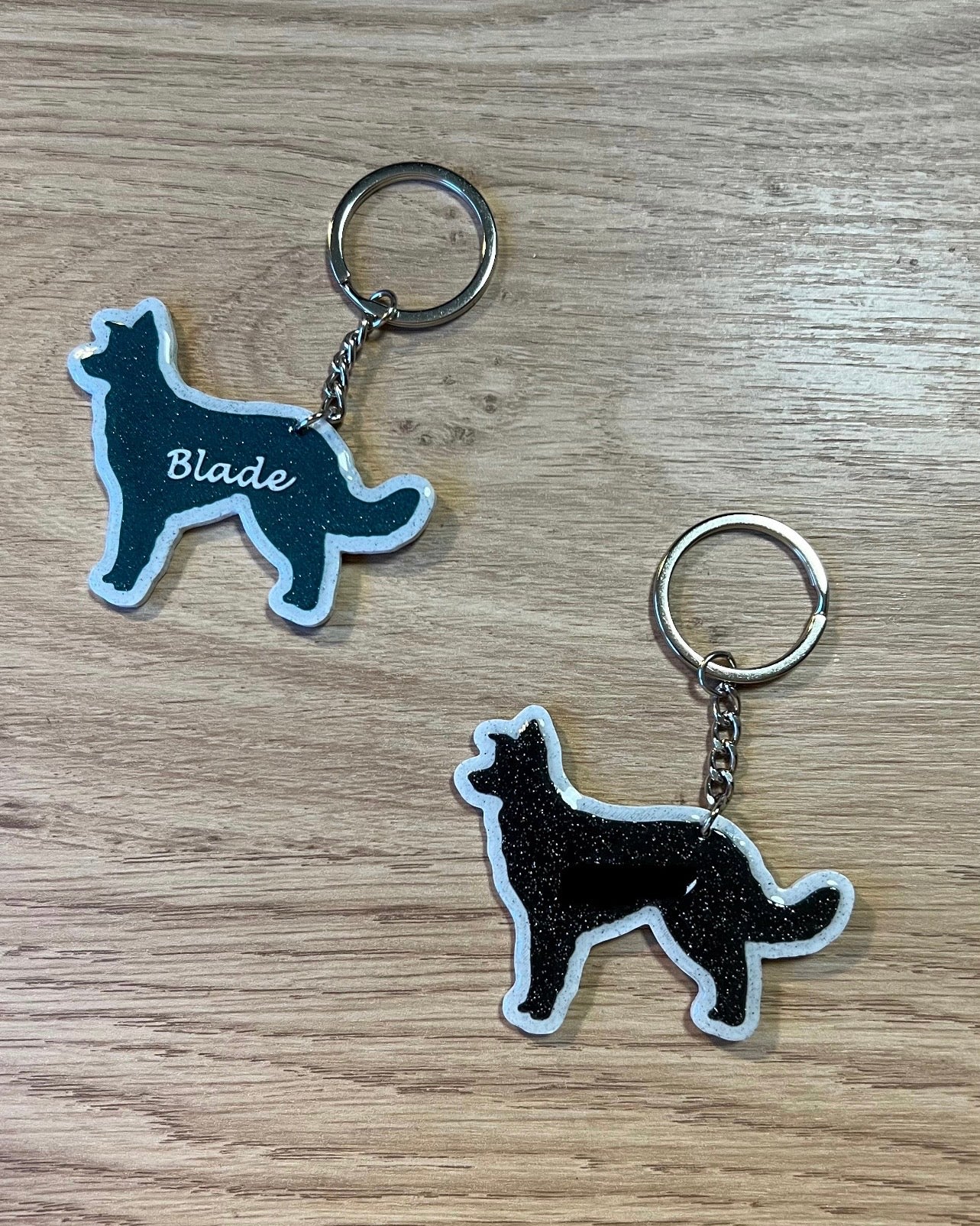 Border Collie s imenom - personalizirani privjesak