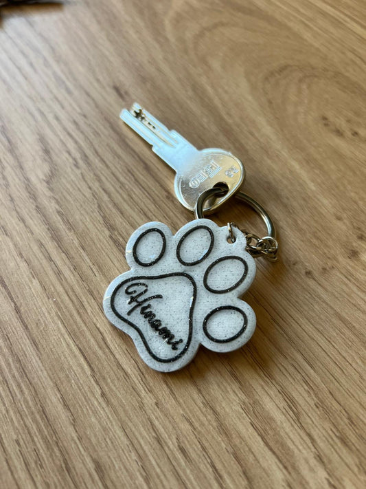 Šapa s imenom - personalizirani privjesak