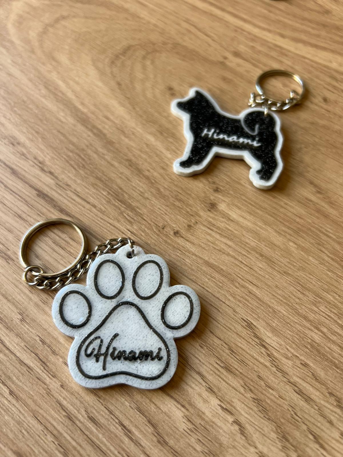 Šapa s imenom - personalizirani privjesak