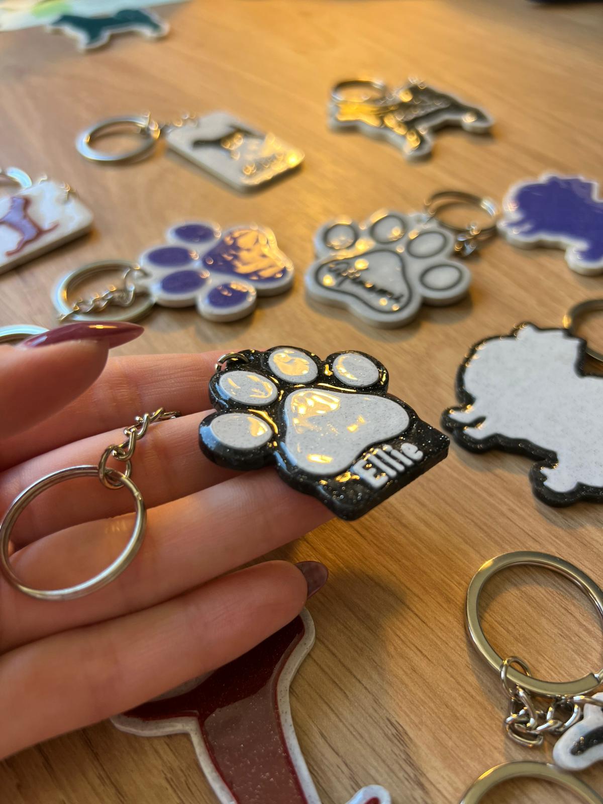 Šapa s imenom - personalizirani privjesak