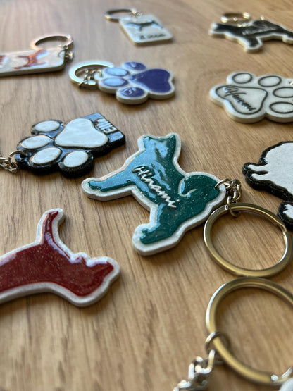 Akita Inu s imenom - personalizirani privjesak