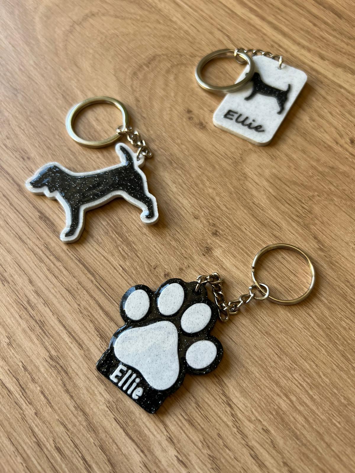 Šapa s imenom - personalizirani privjesak