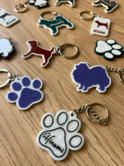 Šapa s imenom - personalizirani privjesak