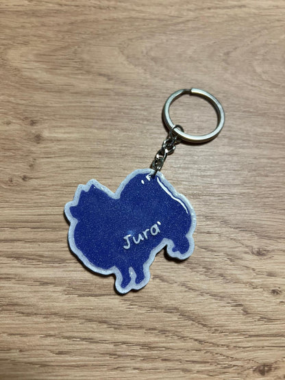 Pomeranac s imenom - personalizirani privjesak