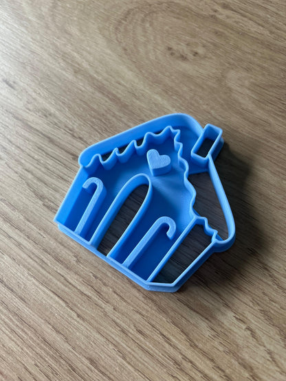 Kućica od medenjaka za na šalicu - izrezivač za kolačiće