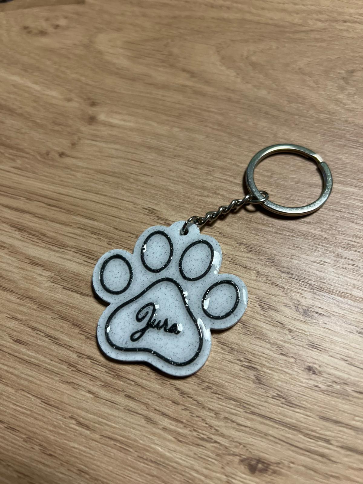 Šapa s imenom - personalizirani privjesak