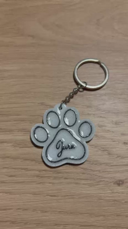 Šapa s imenom - personalizirani privjesak