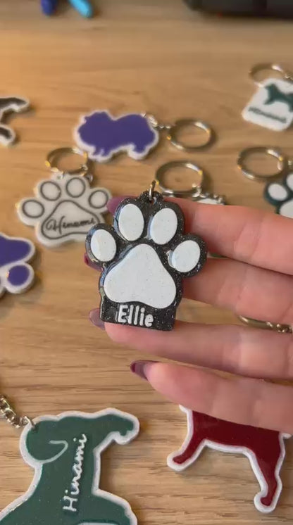 Šapa s imenom - personalizirani privjesak